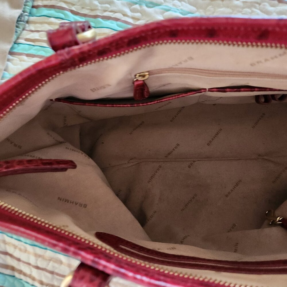Brahmin Burgundy Tote - Picture 5 of 7